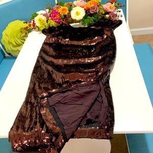 ANTHRO MAUVE SEQUIN DRESS